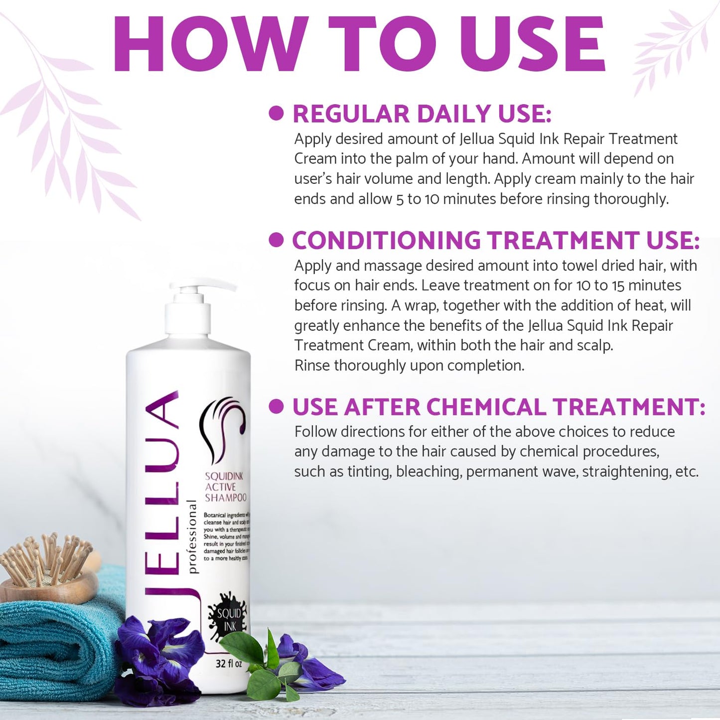 Jellua Squidink Active Shampoo 32 fl oz