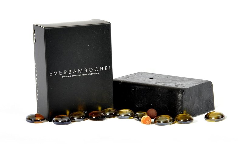 Bamboo Charcoal Moisturizing Soap Bar - Natural Face & Body Cleanser | 200g