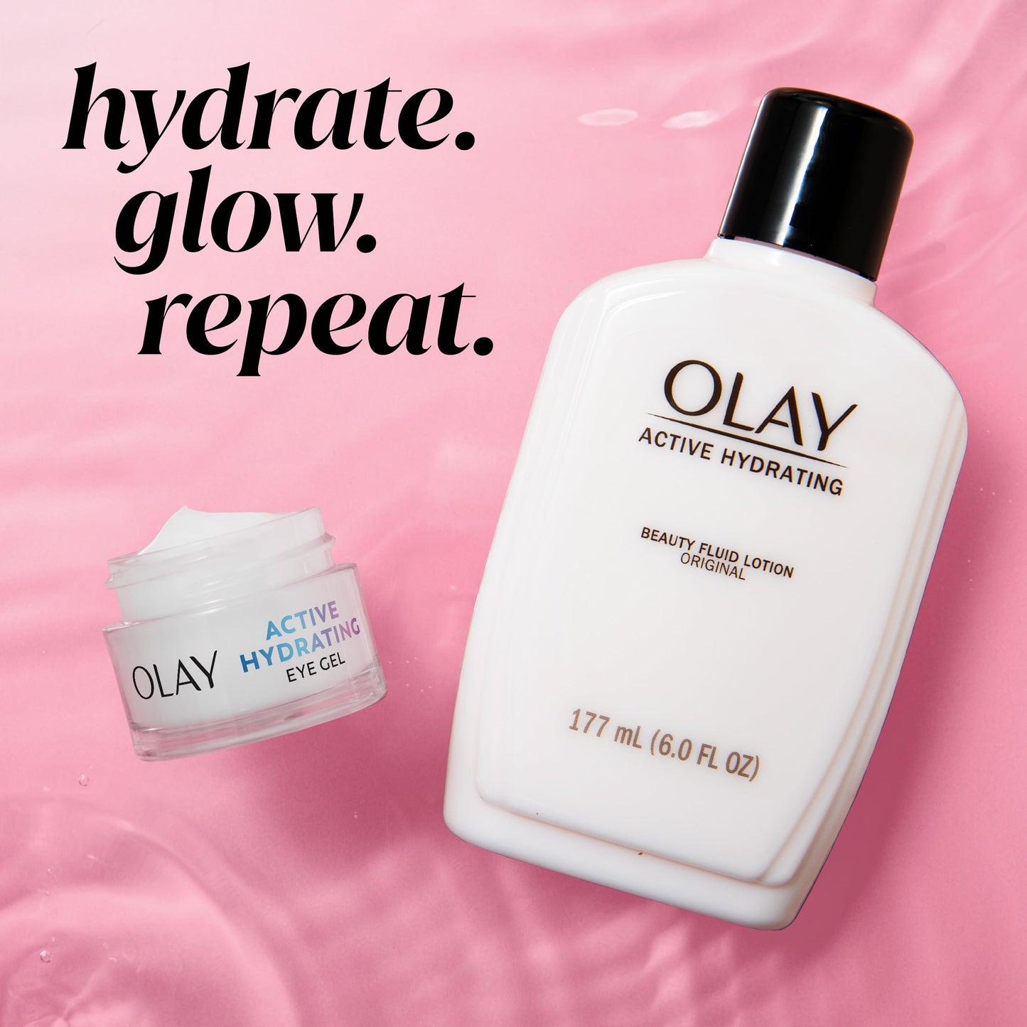 Olay Active Hydrating Eye Gel, Fragrance-Free, Anti-Aging Eye Cream with Hyaluronic Acid and Niacinamide, 0.5 oz