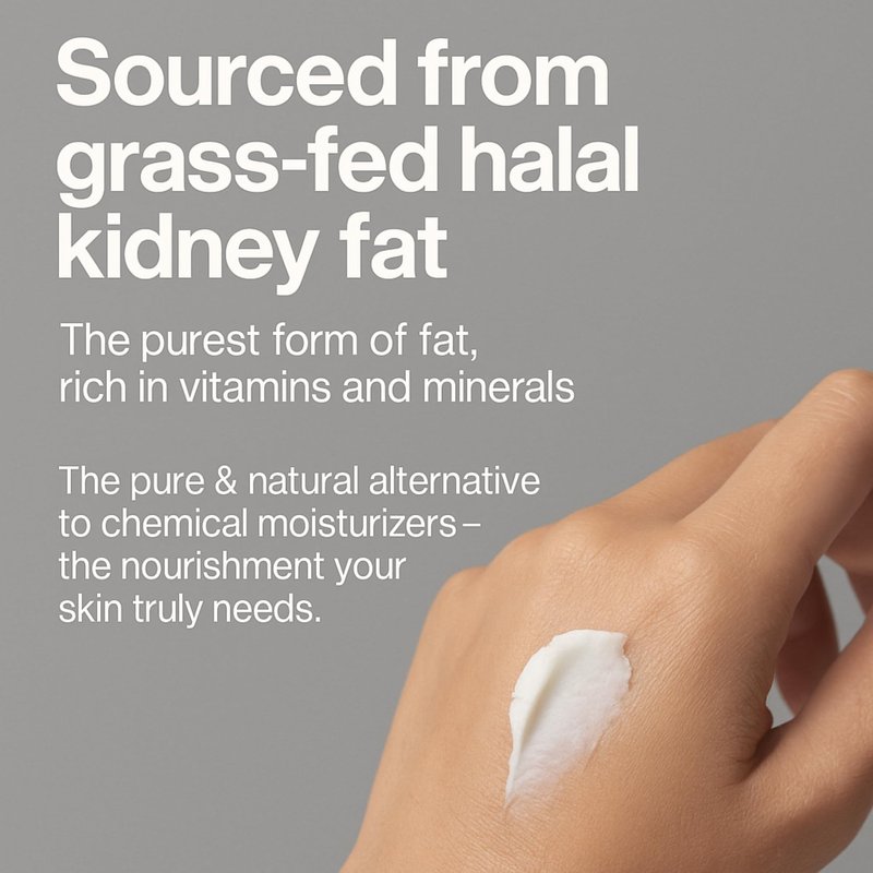 Hearthical Halal Grass Fed Beef Tallow For Skin – 70g Organic Beef Tallow Moisturizer – Beef Tallow Face Moisturizer & Beef Tallow Face Cream – Pure Beef Tallow Balm with Lavender & Cedarwood