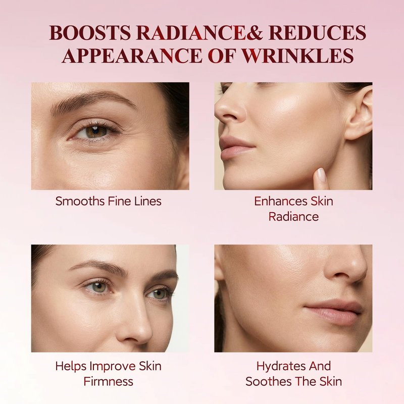 HKH Peptide Serum Capsules for Face: 48 Caps Anti-Aging & Firming Skin with Astaxanthin and Niacinamide - Antioxidant Serum for Smoothing Fine Lines - Even Tone for 30+ Women - Travel-Friendly