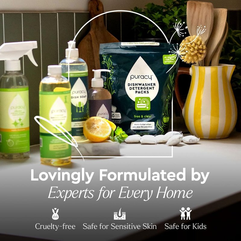 Puracy Body Wash - Natural Body Wash for Women, Men, Kids - Pure Plant Ingredients, Moisturizing Shower Gel, Body Soap for Dry Sensitive Skin, Gently Scented (Coconut Vanilla, 48 oz/1420 ml Refill)