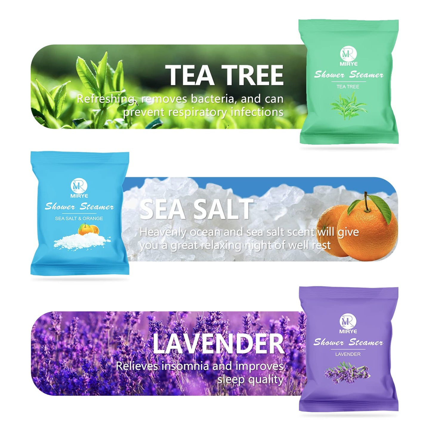 Shower Steamers Aromatherapy Birthday Gifts for Women, 24pcs Travel Essentials, Hotel Shower Spa, Mom Wife Grandma Sister Her Self Care Relaxation with Natural Essential Oils Home