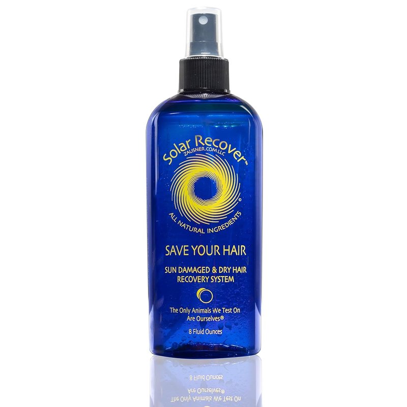 Solar Recover Detangler Spray & Leave-In Conditioner | Moisturizing Frizz Control for Dry Hair - 8oz + 2oz Set
