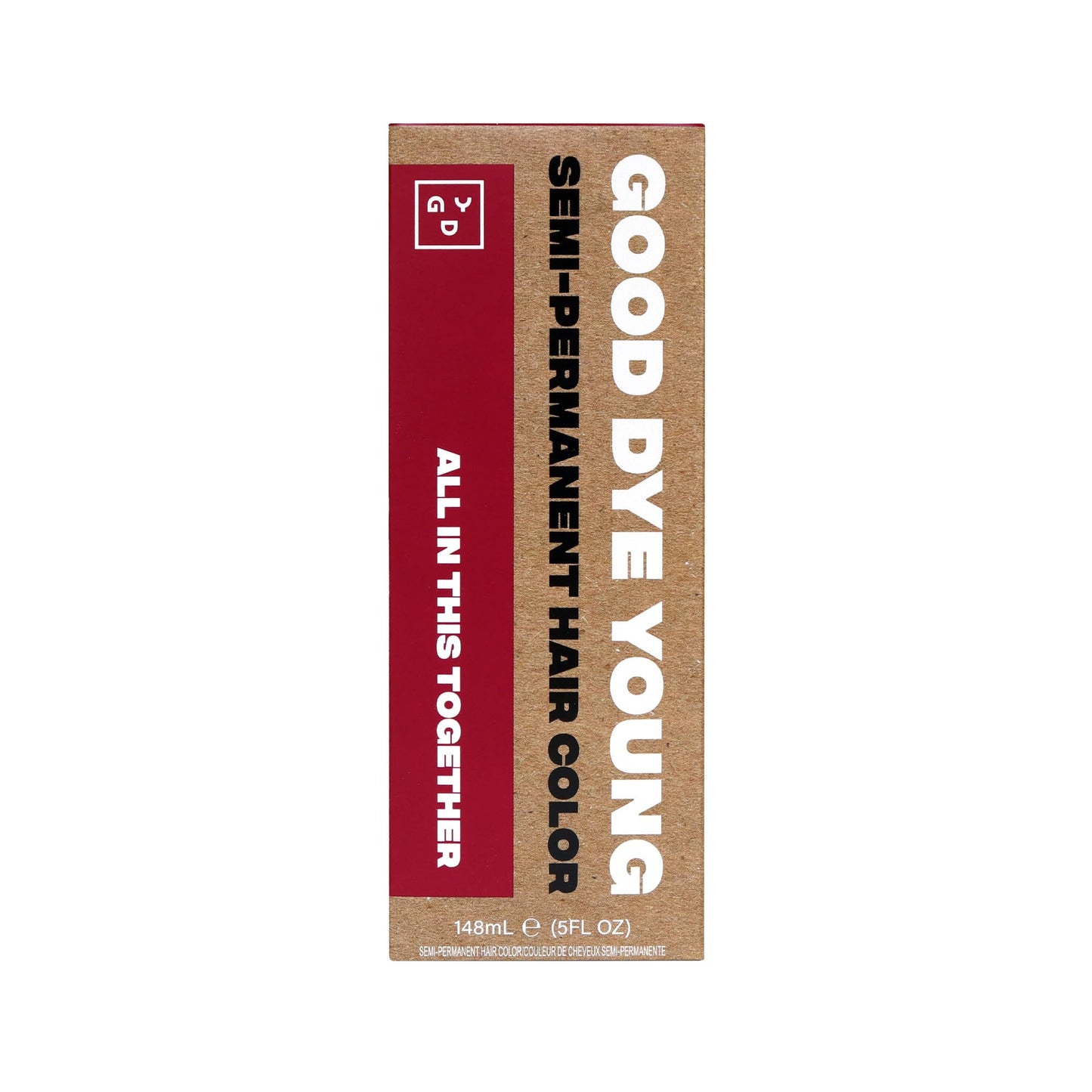 Good Dye Young Semi-Permanent Hair Color, Vegan and Cruelty-Free Red Hair Dye, Last up to 24 Washes, Non-Damaging Conditioning Hair Color (5FL OZ, All in This Together)