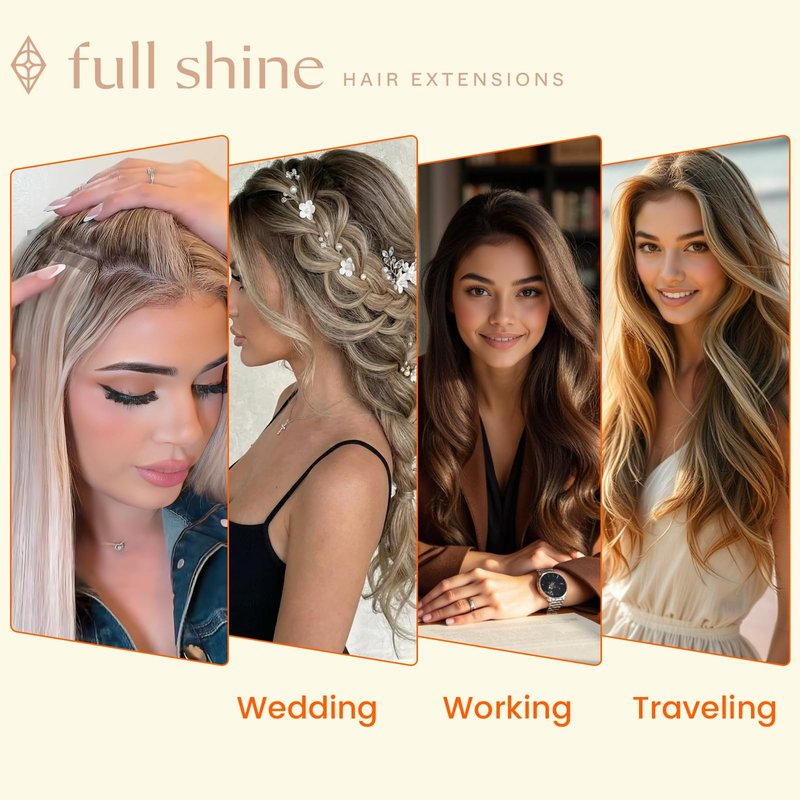 Full Shine Invisible Tape in Hair Extensions Human Hair Color 16 Golden Blonde Highlight 22 Medium Blonde 16 Inch Remy Tape in Hair Extensions Straight Tape in Extensions 50 Gram 20 Pcs