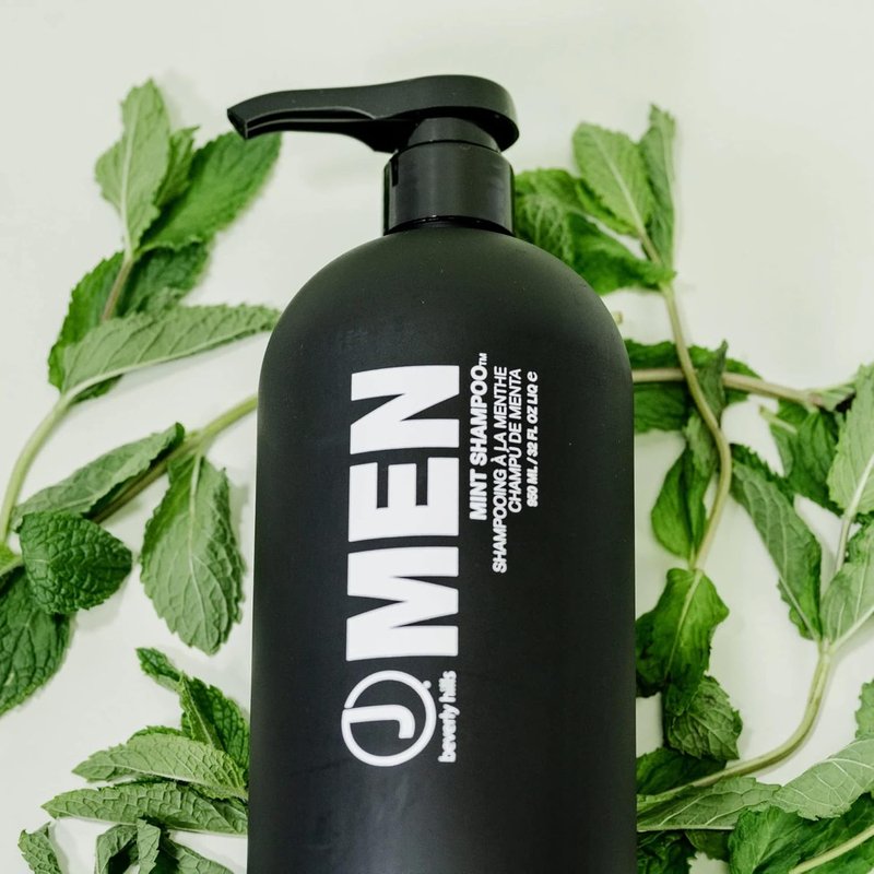 Men's Mint Shampoo - Peppermint Oil for Healthy Scalp Care | 12 Oz & 32 Oz Options