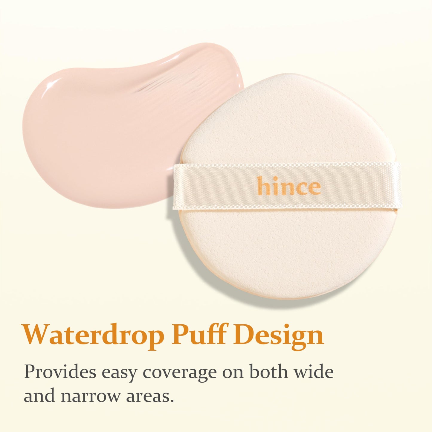 hince Second Skin Glow Cushion-12g | Skin Foundation dewy, glow, long-lasting, classy, clean beauty, lightweight, natural look,refreshing, moisturizing, slim fitting texture (IVORY, 21)