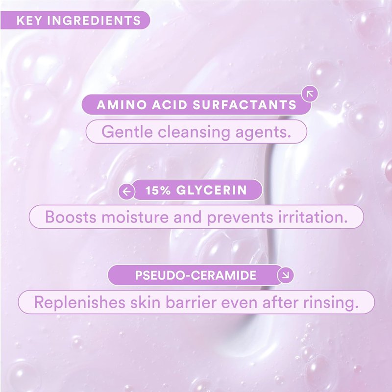 Plasma Wash Gel Cleanser - Hydrating Moisture Depositing Face Wash with Glycerin & Jojoba Oil | 5.0 FL OZ - Gentle for All Skin Types