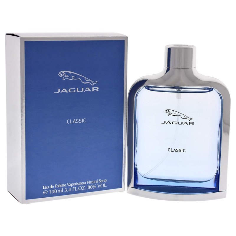 Jaguar Classic Blue Eau de Toilette Spray for Men - 3.4 Ounce Fragrance