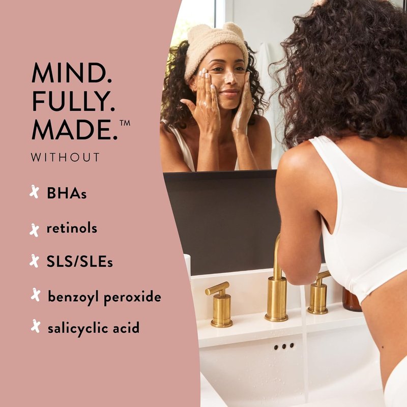Mama's Gotta Glow Face & Body Wash - Pregnancy Safe AHA Exfoliating Cleanser | 8 fl oz
