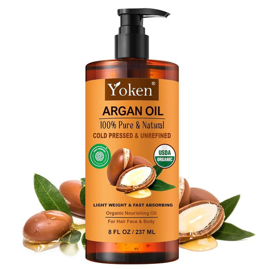 USDA Organic Argan Oil - Pure Cold Pressed Hair & Skin Conditioner | 8 Fl Oz