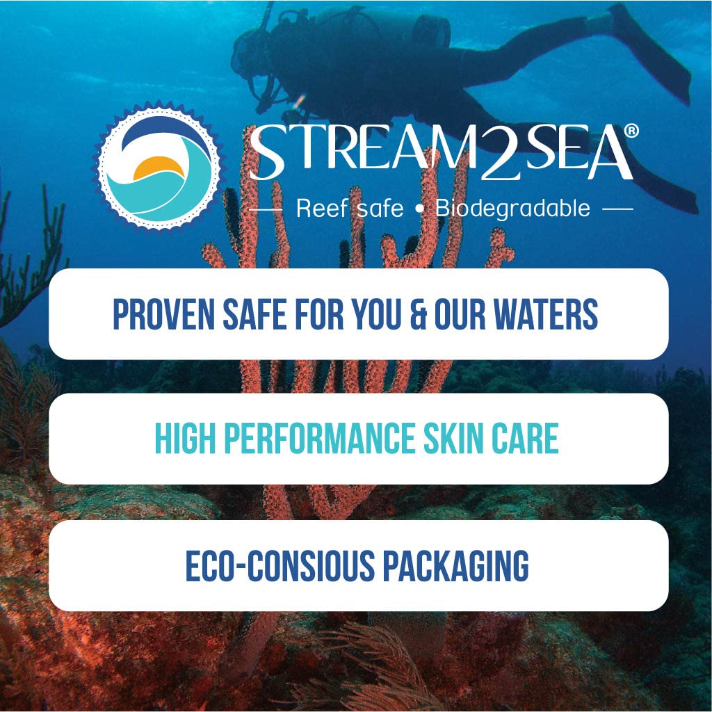 STREAM 2 SEA Boaters and Campers Hair Shampoo, 16 oz Reef Safe, Paraben Free and Fragrance Free All Natural Shampoo For Camping and Boating, Anti Frizz and Color Safe Shampoo