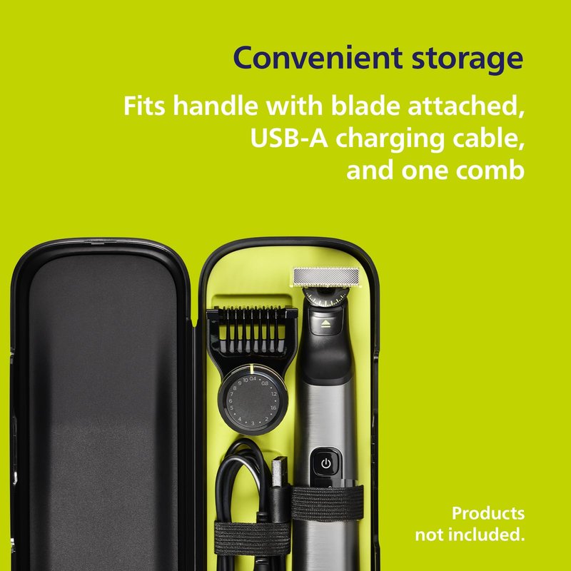 Philips Norelco OneBlade Travel Case, Perfect When On The Go, Prevents Damage, Compatible with QP27XX, QP28XX and QP6XXX, Model QP401/90