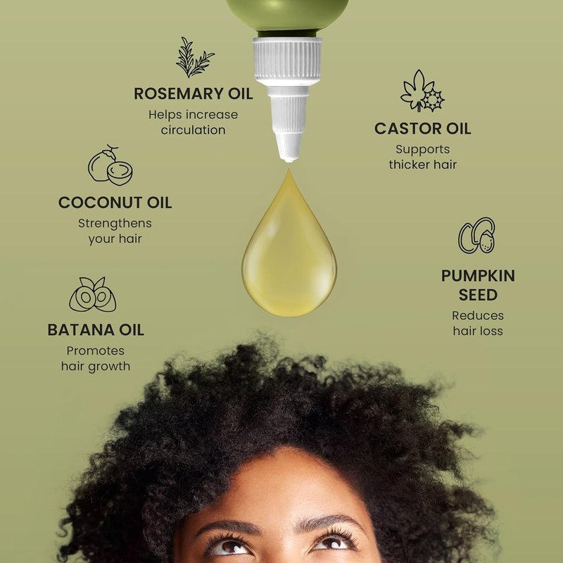 Lebanta Batana Oil for Hair Growth - 100% Pure Natural Blend with Organic Castor, Pumpkin Seed & Coconut Oil | Thicker, Stronger Hair (1 Pack)