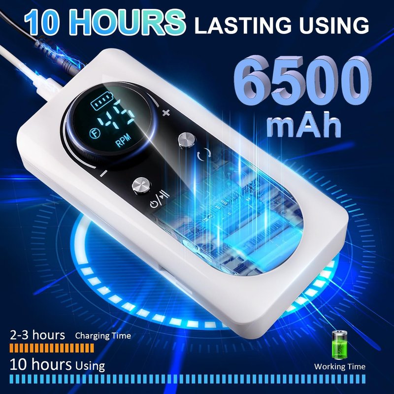 30s Quick Removal Electric Nail Drill LEDSUUEI:【NO.1 Professional Cordless】 45000 RPM High Tech Electric Nail File Fast Removal Nail Drill Kit for Acrylic Nails Gel Polishing Rechargeable