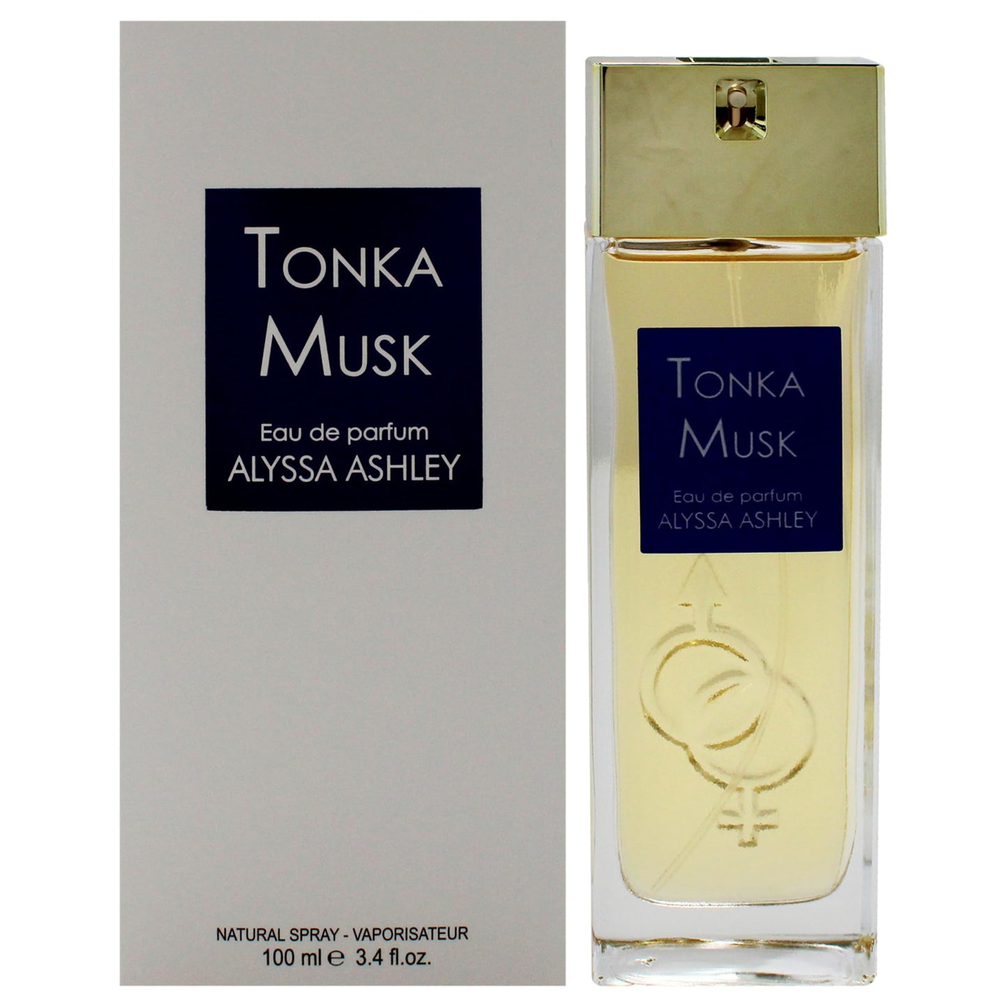 Alyssa Ashley Tonka Musk - Perfumes for Women and Cologne for Men - Long Lasting Amber Fragrance - Mens Cologne - 3.4 oz EDP Spray