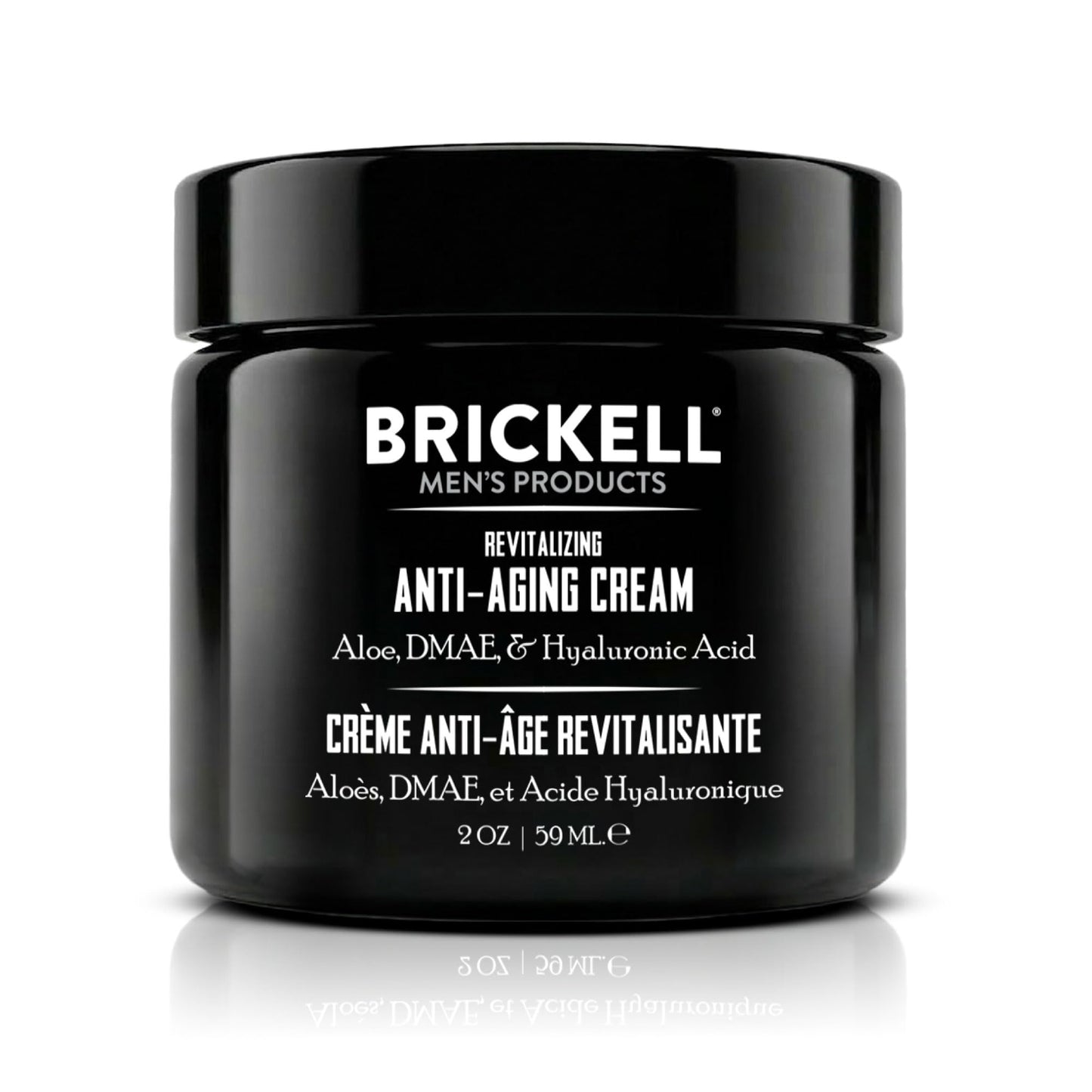 Brickell Men's Revitalizing Anti-Aging Cream For Men, Anti Wrinkle Night Face Cream To Reduce Fine Lines and Wrinkles, With Vitamin E, Jojoba Oil, and Hyaluronic Acid, 2 Ounce, Scented