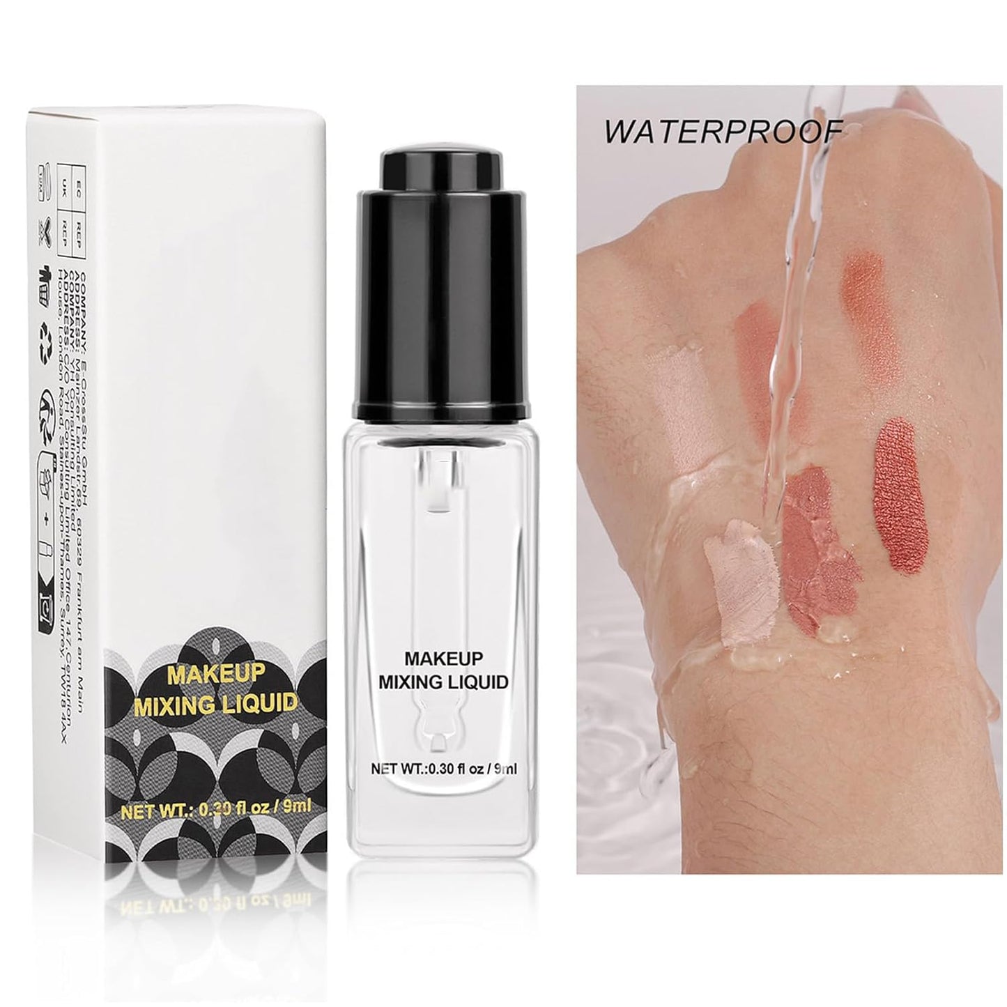 Mixing Liquid Waterproof Clear - Cosmetic Thinner & Eyeshadow Sealer | 9ML Color Enhancer