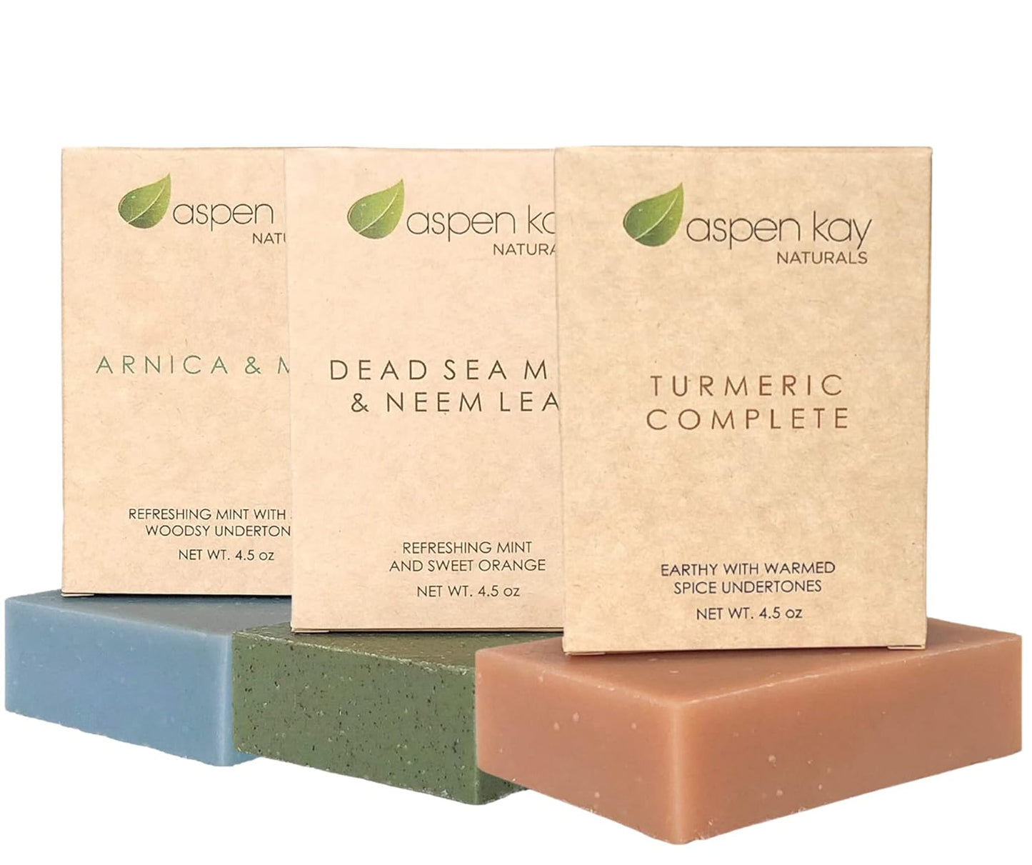 Aspen Kay Naturals Turmeric Soap - Natural & Organic Gentle Cleanser | 4.5oz Bar