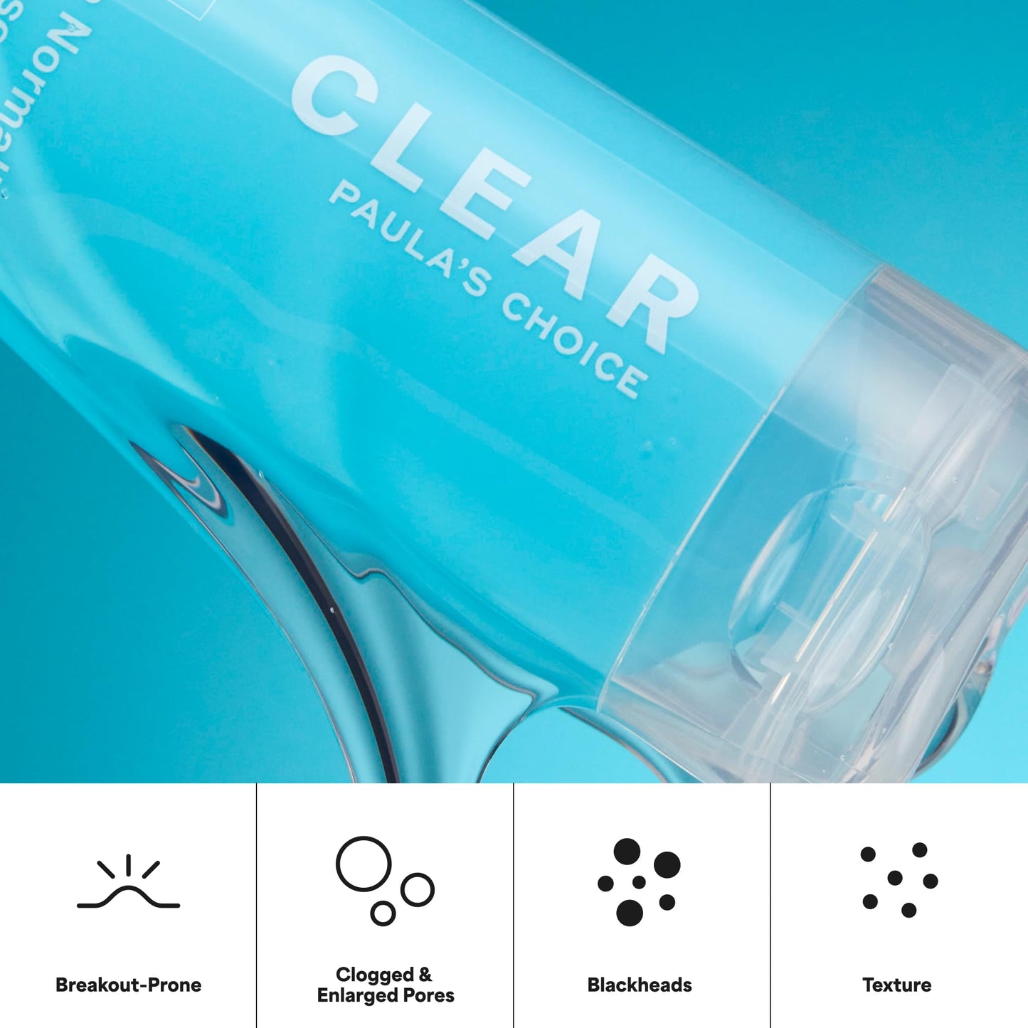 Paula's Choice CLEAR Pore Normalizing Cleanser Refill Pouch, Salicylic Acid Daily Face Wash for Acne, Blackheads, Large Pores & Redness, 12 Fl Oz