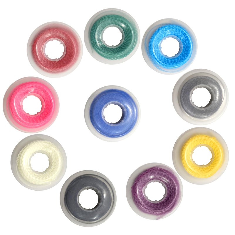 TTKBHHQ-10 Piece Orthodontic Elastic Chain, Orthodontic Bracket Rubber Chain for Support Brackets,15 feet of orthodontic elastic chain (Long)