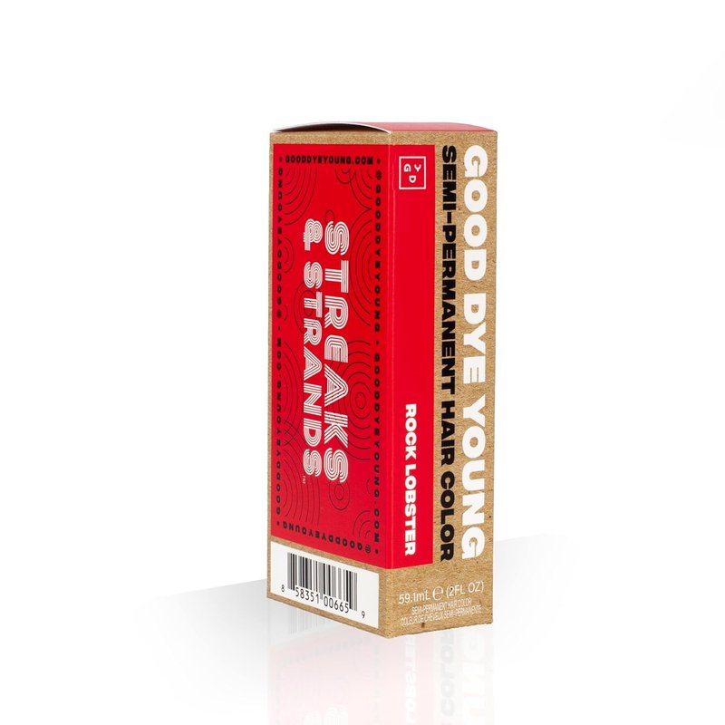 Good Dye Young Semi-Permanent Hair Dye - Rock Lobster Red | Vegan & PPD-Free, Lasts 15-24 Washes