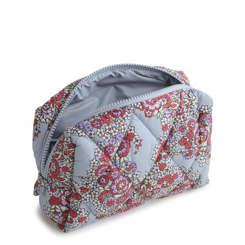 Featherweight Medium Cosmetic Makeup Bag, Paisley Bouquet, One Size