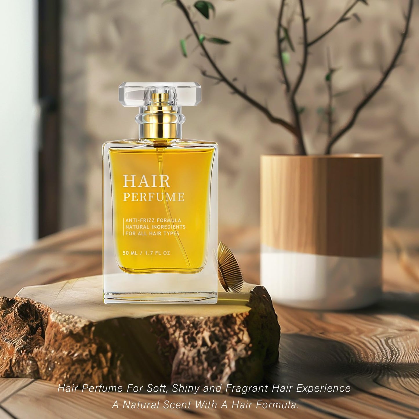 AETHEREVE Hair Perfume for Women, 50mL Long Lasting Pheromones Perfume for Women, Lightweight Fragrance Spray for Dry and Frizzy Hair Care