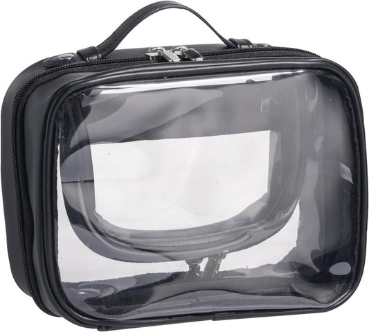 Premium Travel Toiletry Bag - Large Capacity, Multiple Compartments | Durable Black Design for Daily & Travel Use