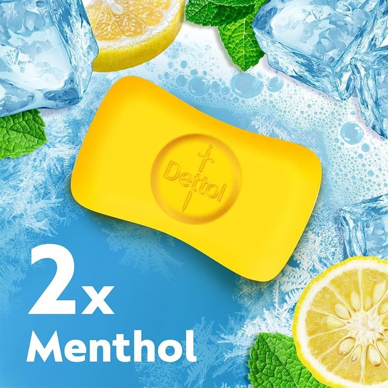 Metrey Herbotech Lime Menthol Bath Soap Bar, 150g, Pack of 5