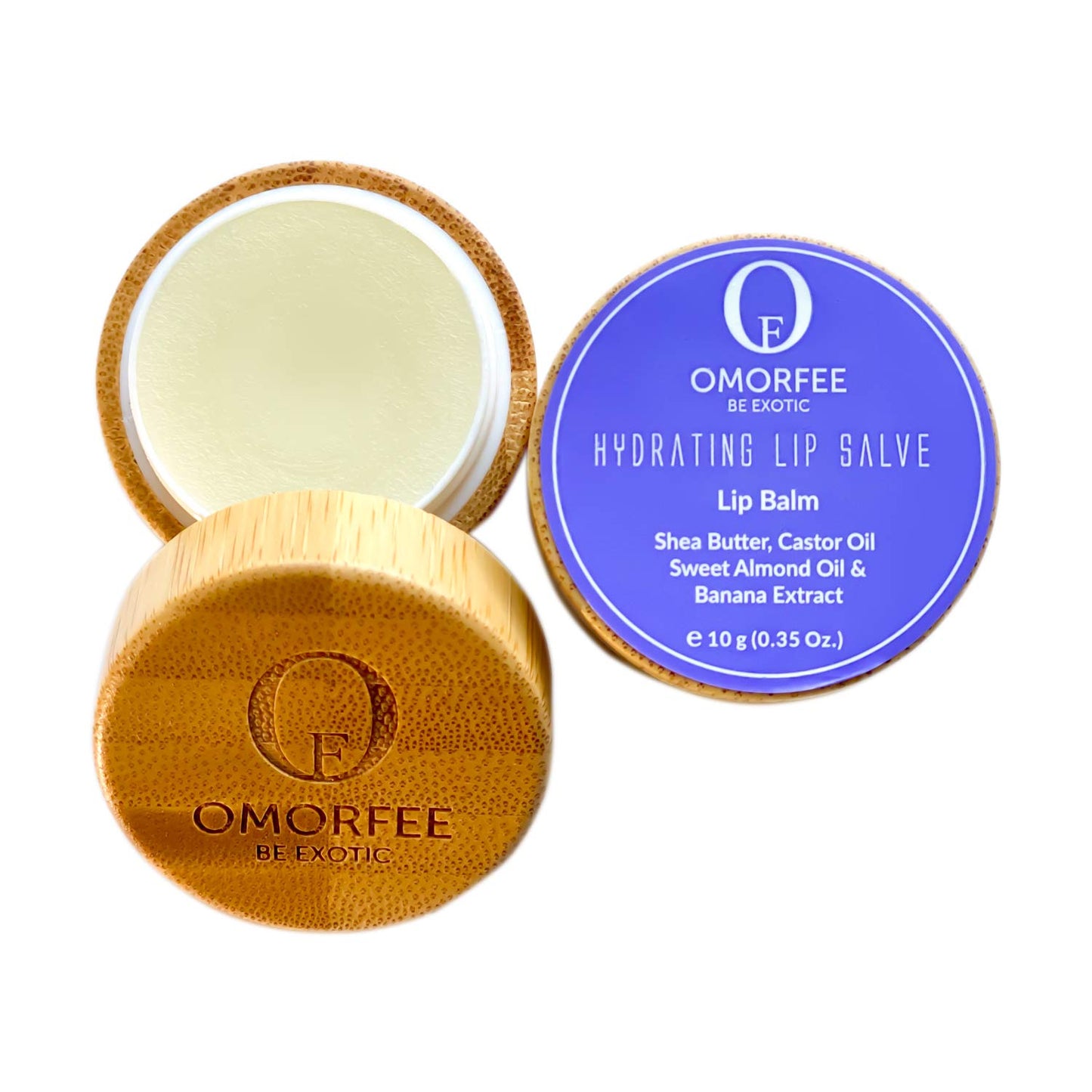 Hydrating Lip Balm by Omorfee for Dry, Cracked Lips | Repair & Treatment | Moisturizer for Soft, Smooth, Supple Lips | Conditioning Lip Balm for Instant Moisture, Shine & Hydration – 10g / 0.35 oz