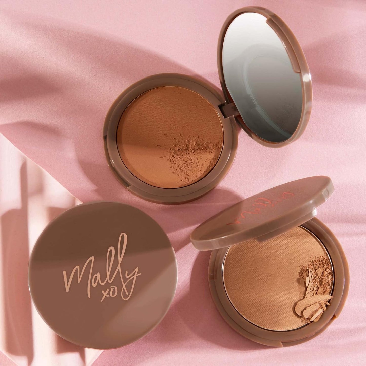 Mally Beauty Bulletproof Powder Bronzer - Deep Shade for Long-Lasting Glow