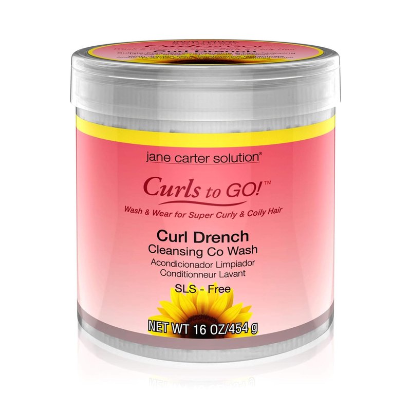 Jane Carter Solution Curl Drench Co-Wash - Hydrating Cleansing for Curly Hair | 16oz