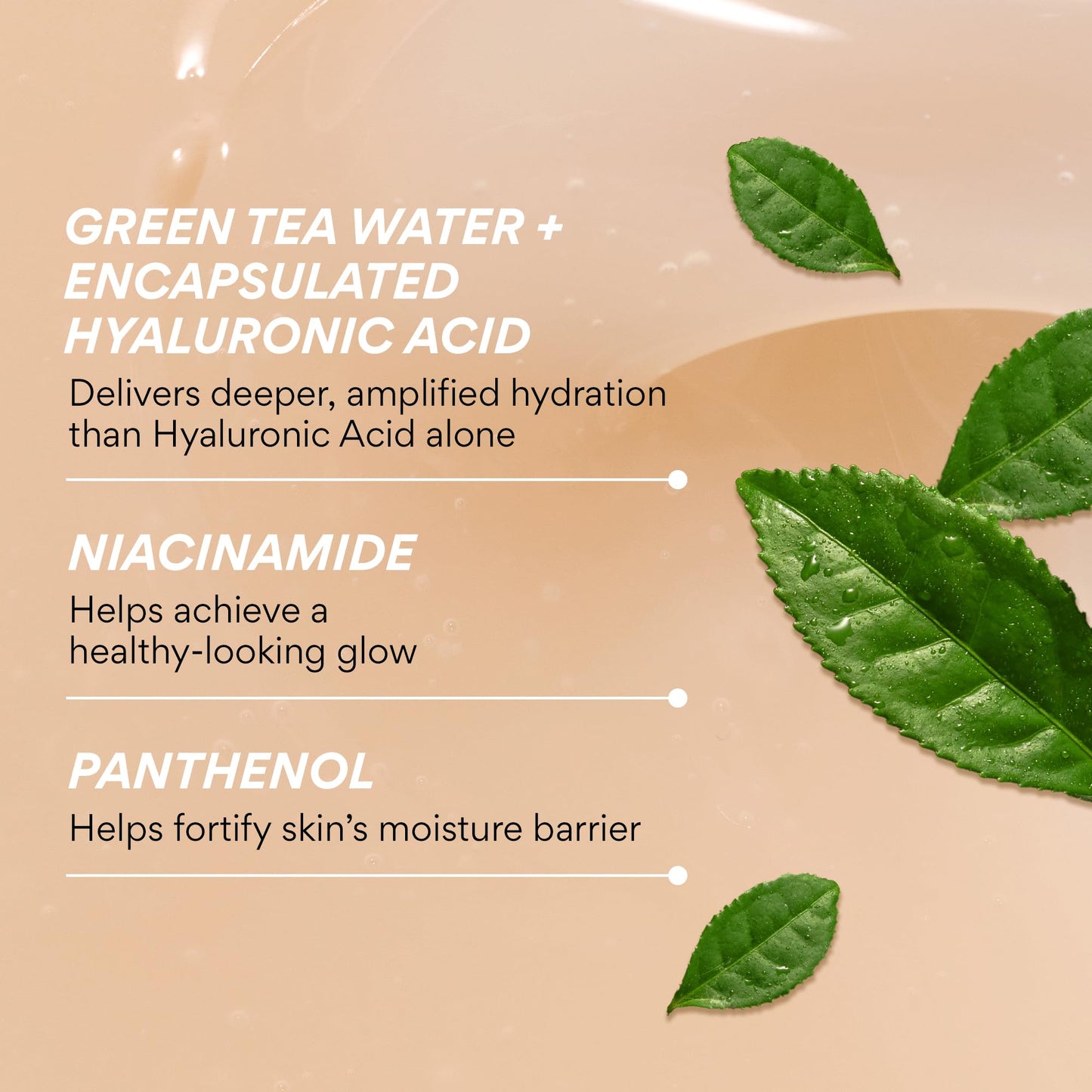 innisfree Green Tea Seed Hyaluronic Serum with Panthenol and Niacinamide, Korean Face Serum for Hydration and Glow