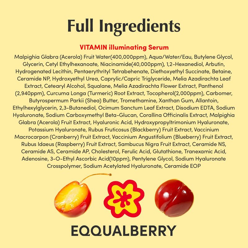 Vitamin C Face Glow Serum - Niacinamide 4% & Hyaluronic Acid for Dark Spots | Korean Skincare, 1.01 fl. oz