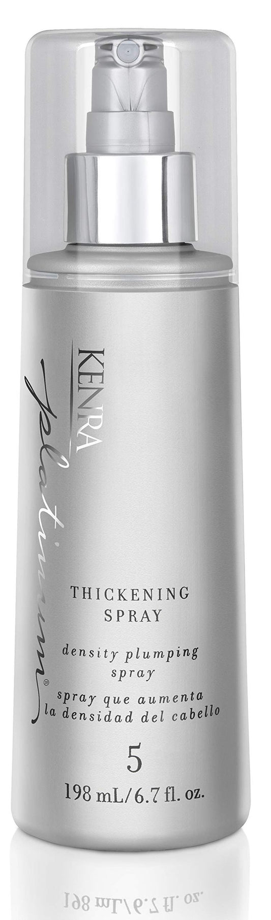 Kenra Platinum Thickening Spray 5 | Volumizing Styler | Density Plumping Spray | Increases Hair Thickness Up To 96% | Humidity Protection & Frizz Taming | All Hair Types