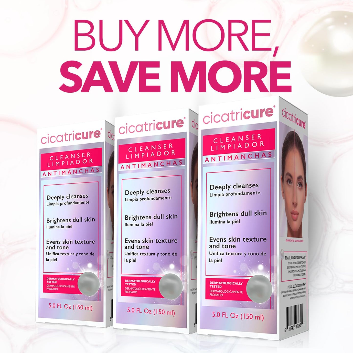 Cicatricure Antimanchas Face Wash, AHA & PHA Facial Cleanser, Deeply Cleanses, Exfoliates & Helps Brighten Dull Skin, Lactic & Salicylic Acid Face Wash, Paraben & Sulfate Free - 5 Fl. Oz. (Pack of 3)…