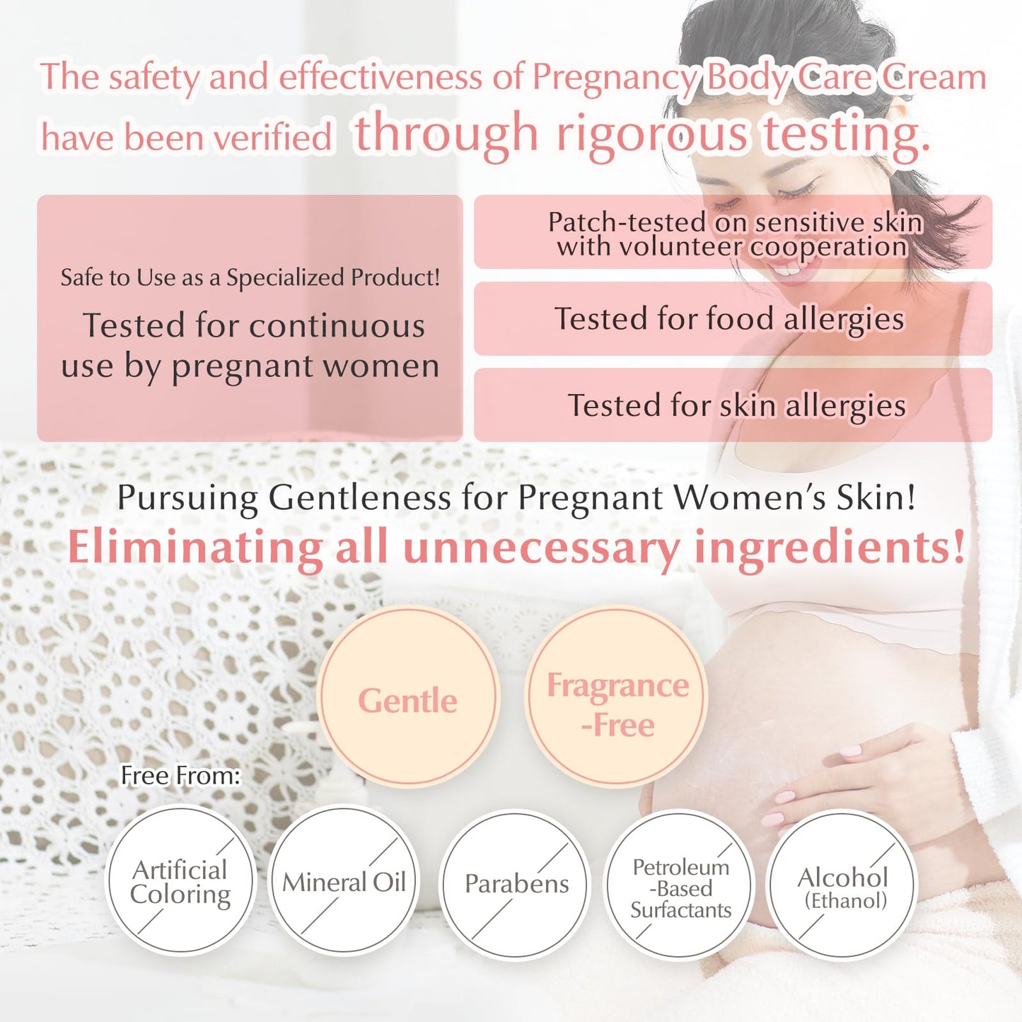 Mama&Kids Natural Mark Cream 16.58 oz (470g), Stretch Mark Cream For Pregnancy, A moisture-rich cream, Pregnancy Skin Care