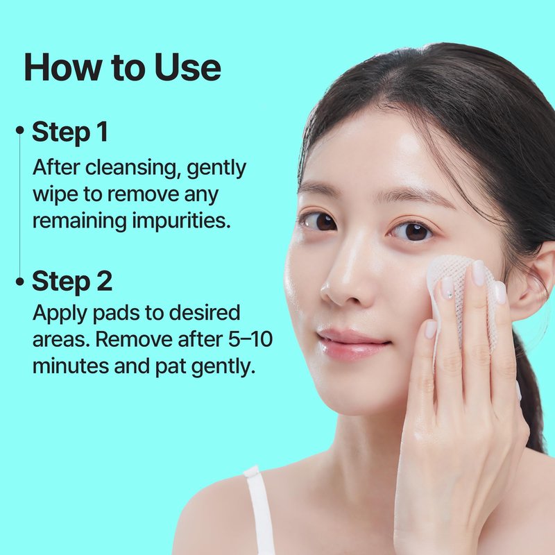 ABSOLOOP One Shot Pore Clear Pad, Clinically Proven Pore Care Toner Pad, Pore Fraxional Complex, Sebum Control & Exfoliation, pH 5.0 Hypoallergenic, 4.9 fl.oz (60 pads)
