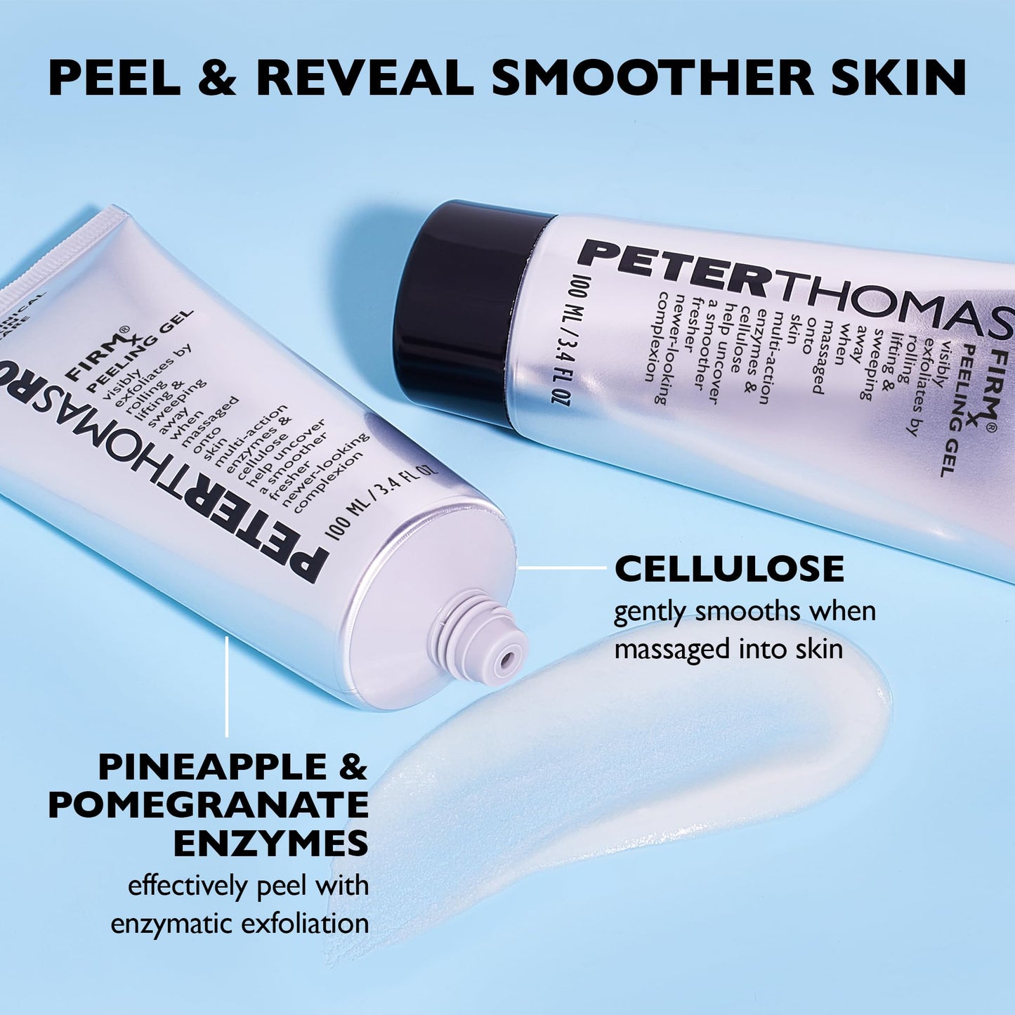 Peter Thomas Roth | Travel-Size FIRMx® Peeling Gel, Water Drench® Hyaluronic Cloud Cream Hydrating Moisturizer, Water Drench® Broad Spectrum SPF 45 Hyaluronic Cloud Moisturizer