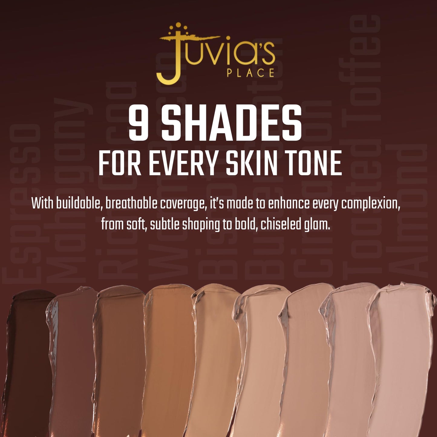 Juvia’s Place Bronzed Liquid Bronzer - Cinnamon - Liquid Bronzer for Face with Silky Blendable Texture - Buildable Coverage for Natural Contour & Dimension - Easy-to-Blend, Patch-Proof Formula