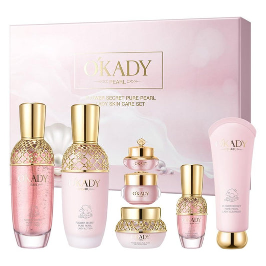 Luxury 7-in-1 Anti-Aging Skin Care Set for Women – Cleanser, Toner, Serum, Eye Cream & Lotion – Hydrating, Firming & Youthful Glow – Perfect Birthday, Mother’s Day & Valentine’s Gift