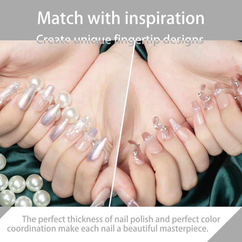 BQEIVO Stardust Silver Gel Nail Polish 12 ml with lasting shine and twinkling allure of rhinestones Cured with UV lamp Ideal for at-home manicure and nail art