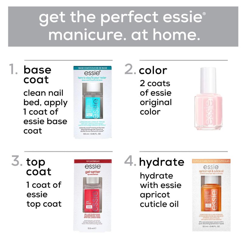 Essie Nail Polish - Limited Edition Electric Pink Color | Pearl Finish, 0.46 Fl. Oz.