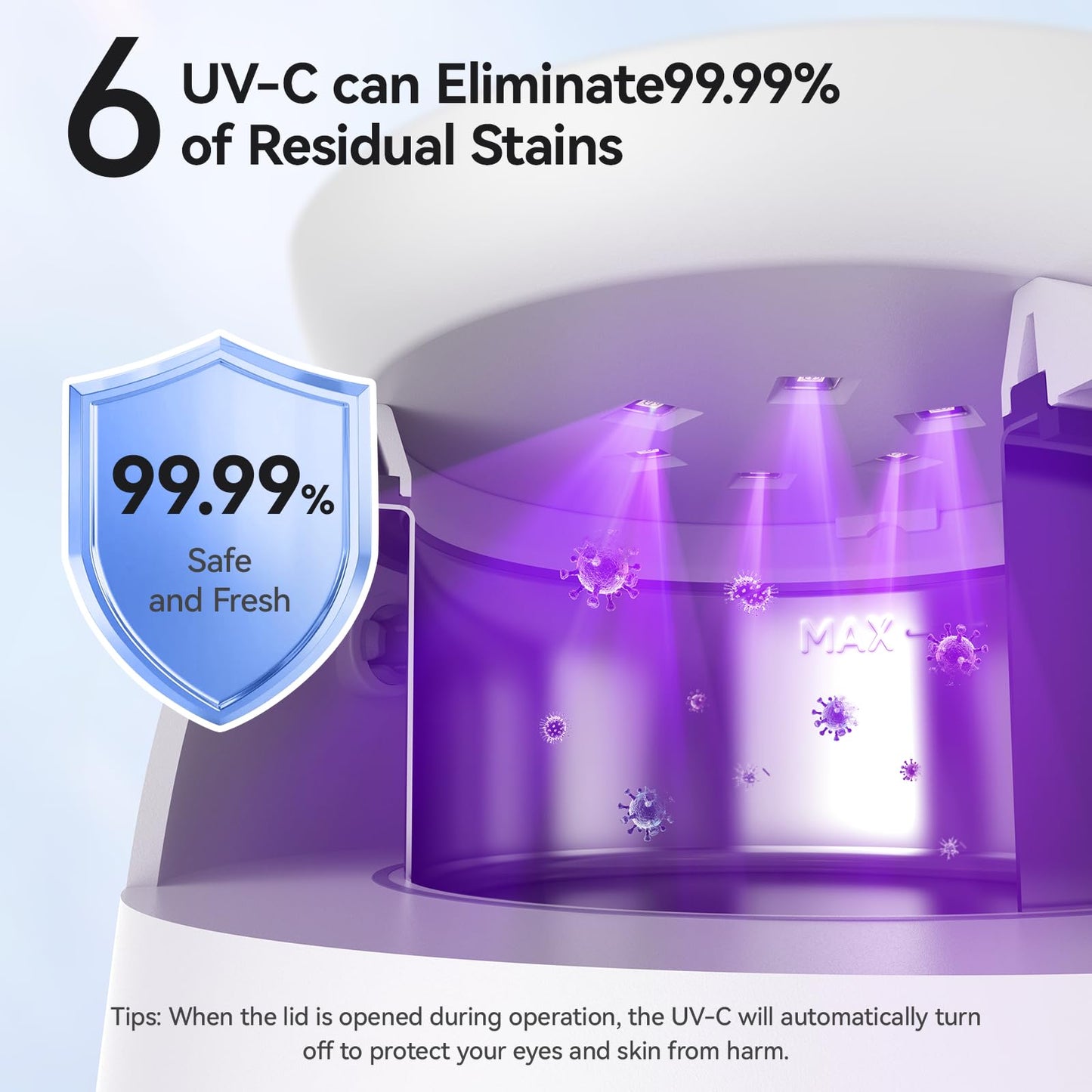 Ultrasonic Retainer Cleaner, 45kHz Ultrasonic Cleaner machine 3 Modes Deep cleaning 200ml Tank with Digital Timer for Aligner, Mouth Guard, Toothbrush Heads, Braces White