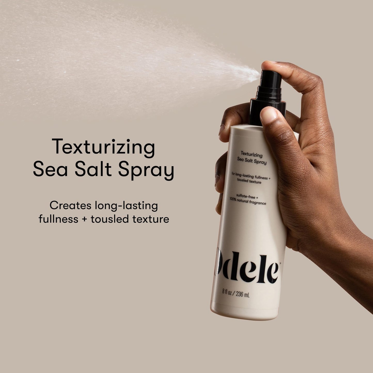 Odele Texturizing Sea Salt Spray, Boosts Volume & Definition, 8 fl oz
