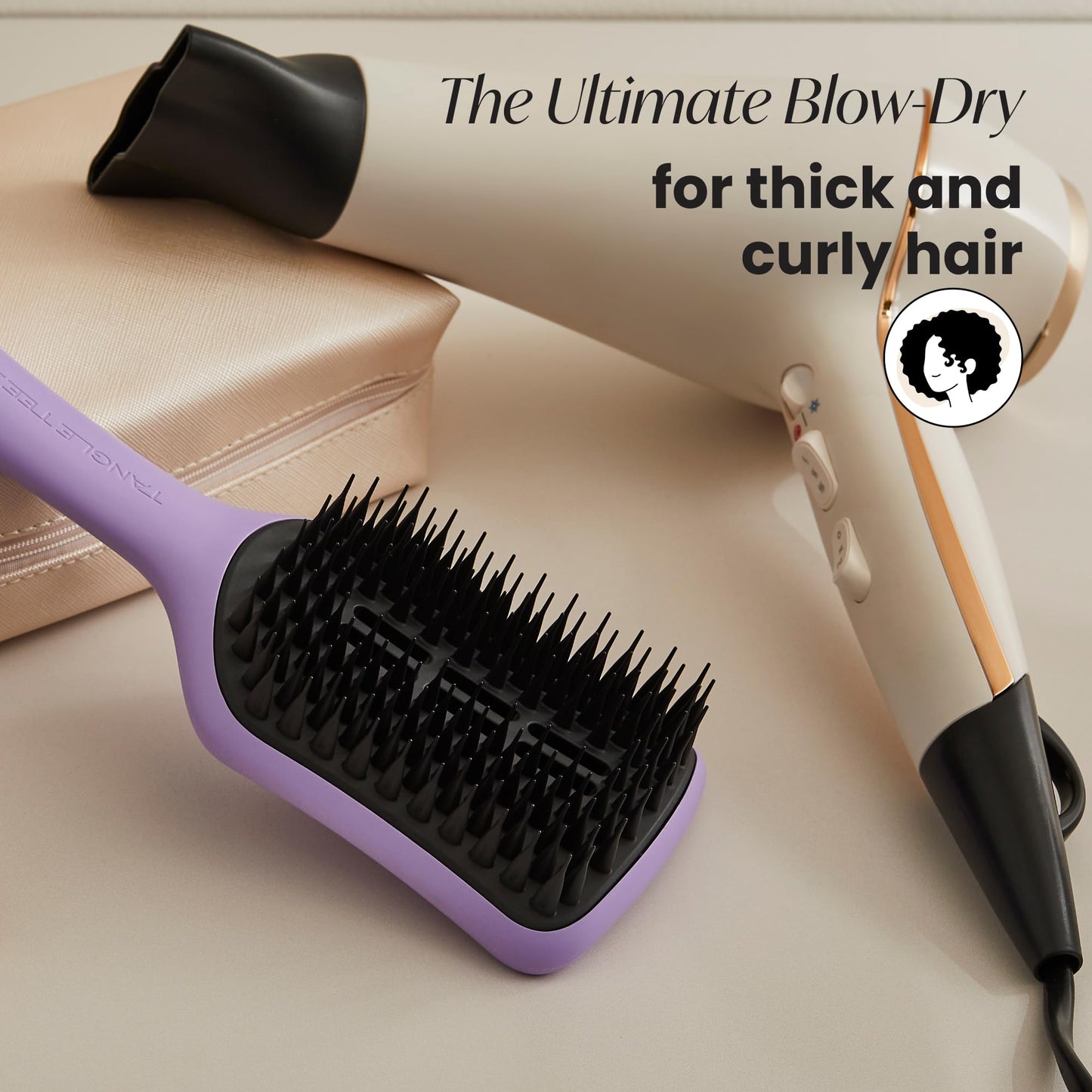 Tangle Teezer | Easy Dry & Go Vented Hairbrush for Wet Hair | Long & Wavy Hair | Adds Volume, Smoothness and Shine | Vented Brush Reduces Blow Dry Time