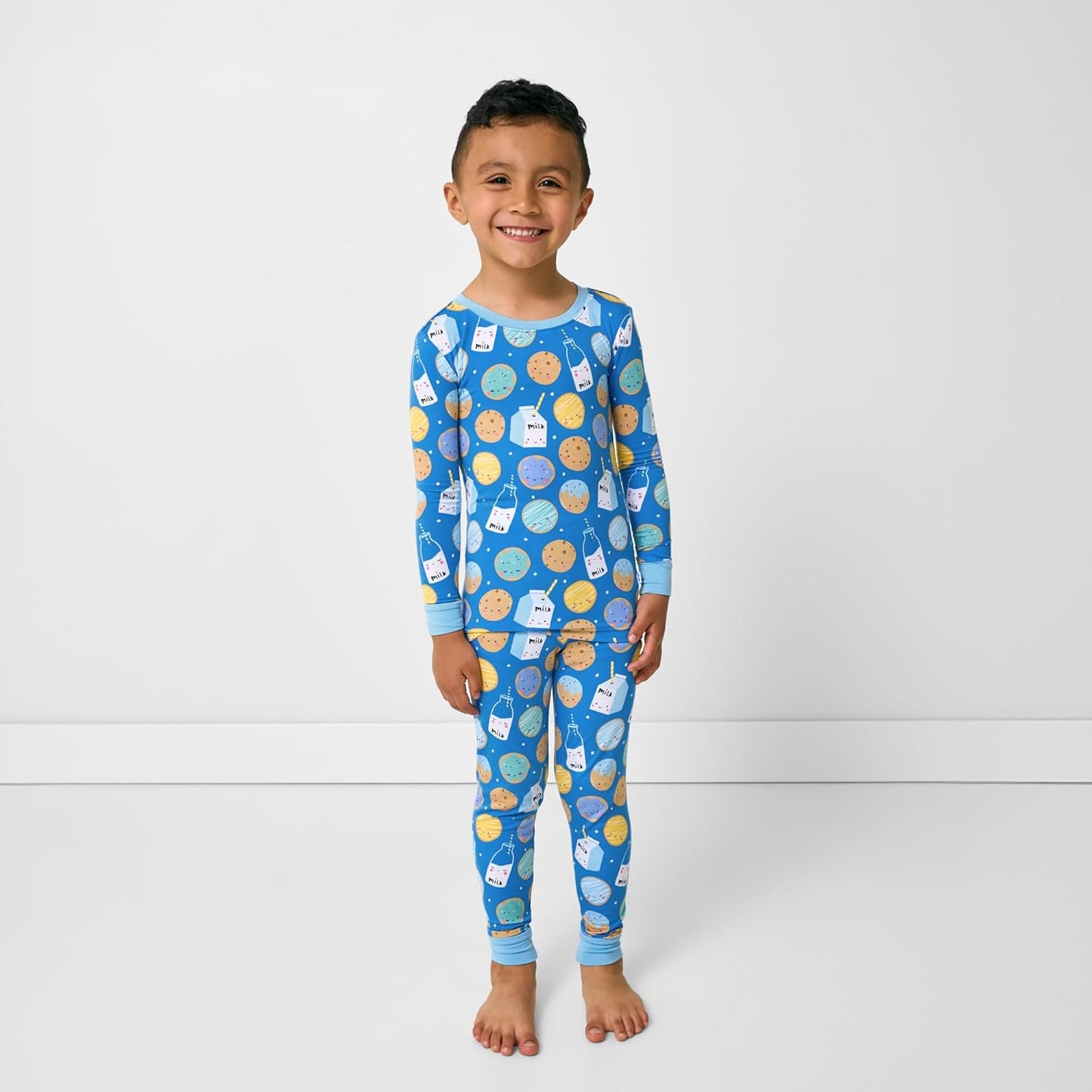 Little Sleepies | Bamboo Toddler Pajama Set - Soft Two-Piece PJs for Boys & Girls, Family Matching Design