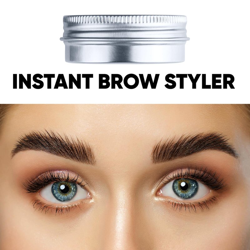 SINART Brow Styling Gel with Pro Wax, Clear Waterproof Shaping Soap, Lamination Effect for Fluffy Brows